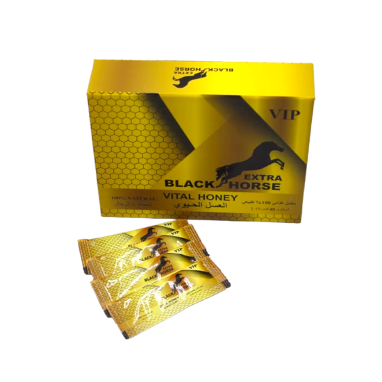 Black Horse Extra vital honey Original 48 Sachets