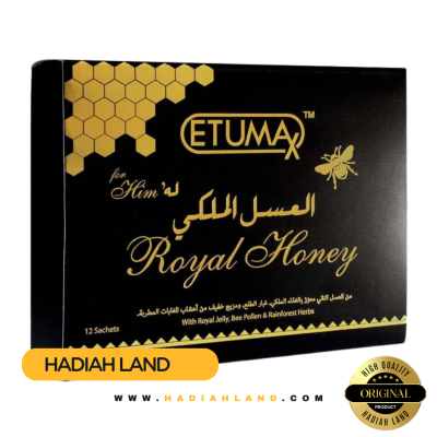 Etumax Royal Honey 20g x 12 sachets Original Malaysia 2024