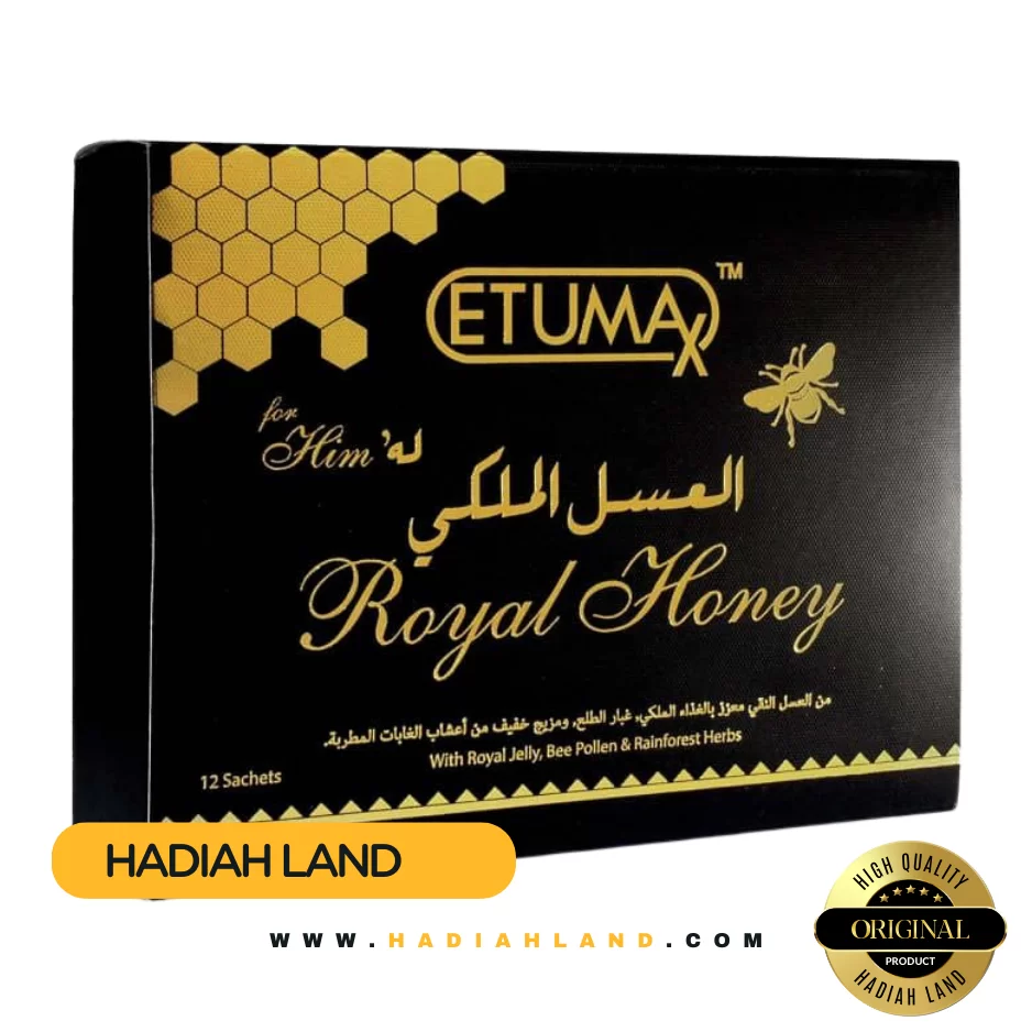 Etumax Royal Honey 20g x 12 sachets Original Malaysia 2024 - Etumax