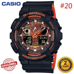 ساعات كاسيو  الأصلية مع الضمان G-Shock GA110 GA100 ساعة رياضية ساعة  مقاومة للماء الرجال النساء 