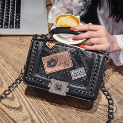 embroidered pu leather women's clutch bag luxury sling bags 2019