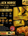 Black Horse Extra Vital Honey 48 sachets– Original Malaysia