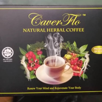 CaverFlo Herbal Coffee (Tongkat Ali+Guarana+Maca)