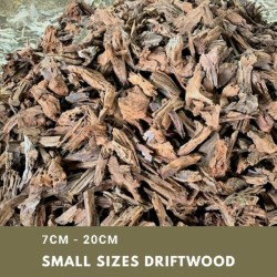 5 قطع من الأخشاب الطافية بحجم نانوي لحوض السمك أو المزارع الهوائية (خشب لشجرة أحواض السمك)