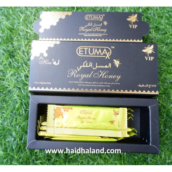 Etumax Royal Honey VIP 10g X 12 Sachets Malaysia