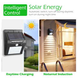 طاقة شمسية,كشاف يعمل بالطاقة الشمسية,لمبات led للمنازل ضد الماء تستخدم في الحائط