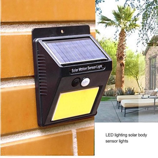 Solar Light PIR Motion Sensor Light Control Led Light Waterproof Wall Light