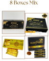 8 Boxes Mix from 4 brands Black Original Honey 100%