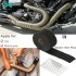 EGY Titanium Temp Exhaust Pipe Heat Wrap Resistant Downpipe Car Motorcycle Tape