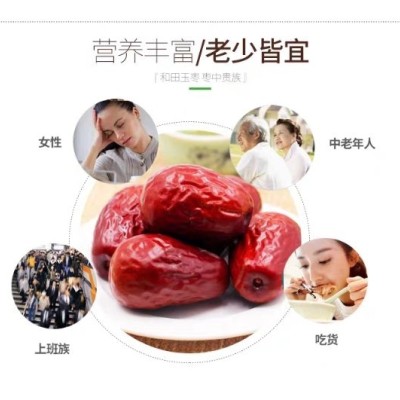 Red Dates Jujube - Size M (1.8 KG) [Value Pack] 新疆红枣无硫 4lbs = (1.8 KG)